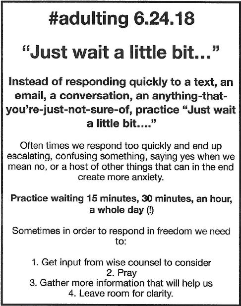 Adulting Tip 2